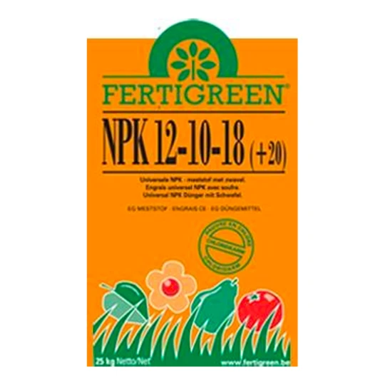 Fertigreen 12-10-18 (+20) Meststof 25KG 3 Fertigreen 12-10-18 (+20) Meststof 25KG